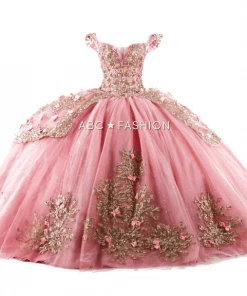 Ragazza Fashion Quinceañera Blush Pink Quinceanera Dress By Ragazza DV55-555