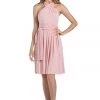 Prom Blush Pink Short Convertible Jersey Dress By Poly USA
