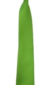 Vesuvio Napoli Boys Boys Lime Green Clip On Necktie Kids
