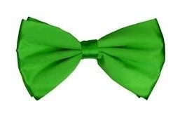 Vesuvio Napoli Bright Green Silk Bow Ties