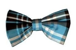 Vesuvio Napoli Brown/Black Plaid Bow Ties With Matching Pocket Squares 10 Vesuvio Napoli Brown/Black Plaid Bow Ties With Matching Pocket Squares