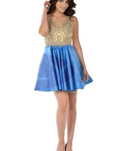 Burgundy Short Dress With Lace Applique Bodice By Poly USA 12 Burgundy Short Dress With Lace Applique Bodice By Poly USA