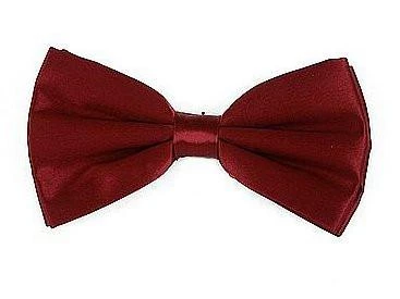 Vesuvio Napoli Men Burgundy Silk Self Tie Bow Ties 4 Vesuvio Napoli Men Burgundy Silk Self Tie Bow Ties