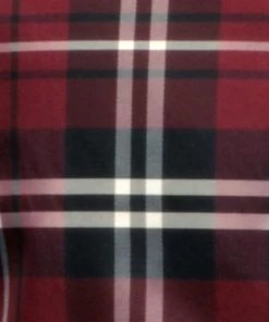 Vesuvio Napoli Burgundy/Black Plaid Bow Ties With Matching Pocket Squares Men