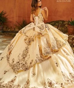 Mary's Bridal Cap Sleeves Quinceanera Dress By Alta Couture MQ3093
