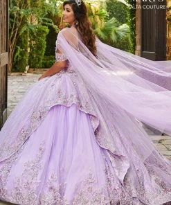 Mary's Bridal Quinceañera Cape Quinceanera Dress By Alta Couture MQ3061