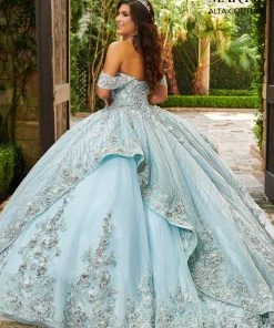 Mary's Bridal Quinceañera Cape Quinceanera Dress By Alta Couture MQ3061