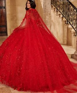 Mary's Bridal Quinceañera Cape Quinceanera Dress By Alta Couture MQ3075