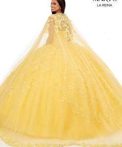 Cape Quinceanera Dress By Mary's Bridal MQ2134 Quinceañera