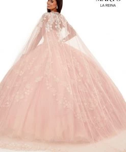 Cape Quinceanera Dress By Mary's Bridal MQ2134 Quinceañera