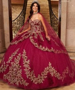 Cape Quinceanera Dress By Mary's Bridal MQ2149 Quinceañera