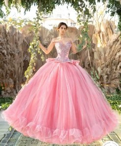 Ragazza Fashion Cape Quinceanera Dress By Ragazza DV87-587 Quinceañera