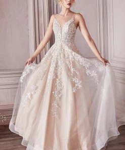 Champagne Bridal Gown By Cinderella Divine CM320