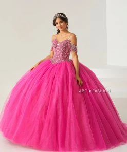 House Of Wu Fiesta Gowns Cold Shoulder Quinceanera Dress By Fiesta Gowns 56439