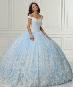 Cold Shoulder Quinceanera Dress By House Of Wu 26980 Quinceañera