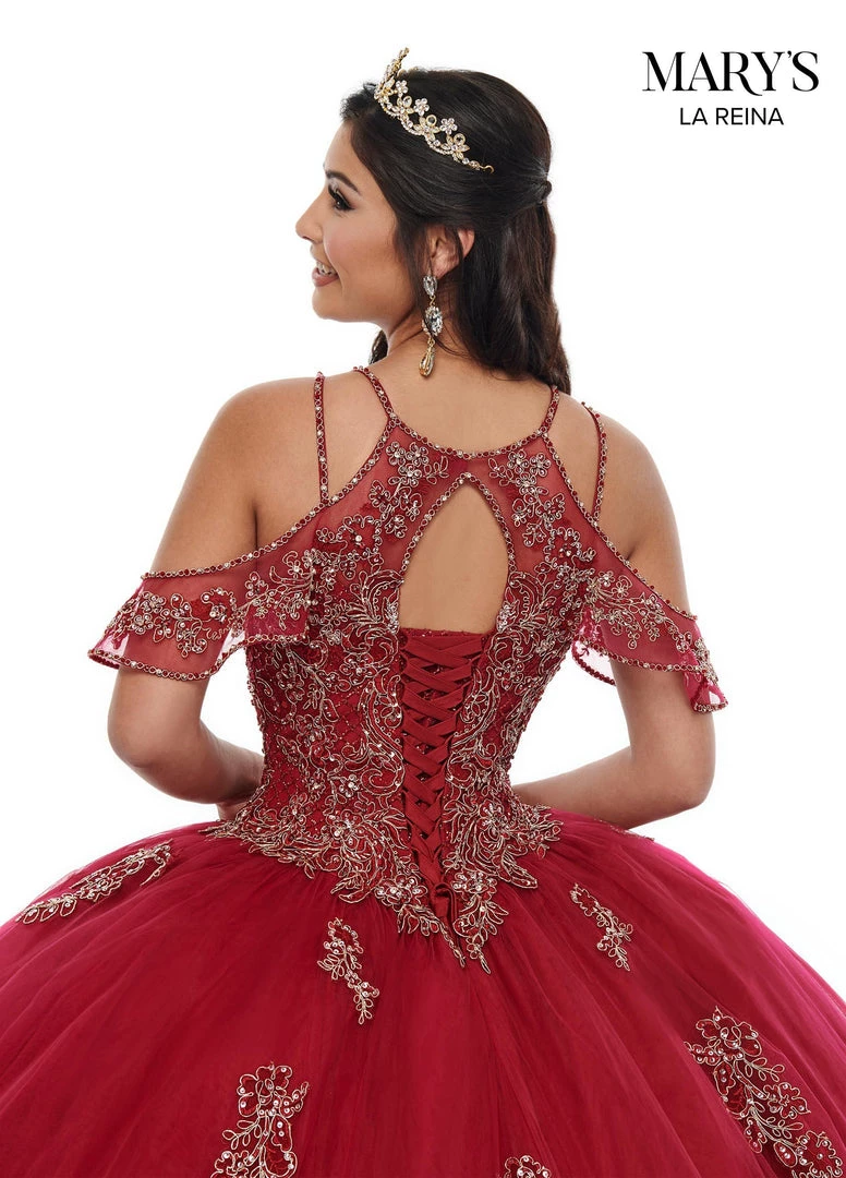 Cold Shoulder Quinceanera Dress By Mary's Bridal MQ2099 Quinceañera 14 Cold Shoulder Quinceanera Dress By Mary's Bridal MQ2099 Quinceañera