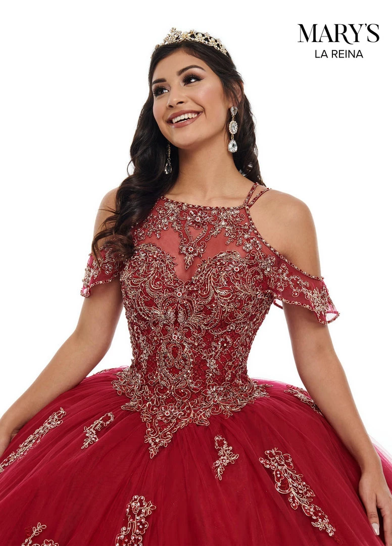 Cold Shoulder Quinceanera Dress By Mary's Bridal MQ2099 Quinceañera 12 Cold Shoulder Quinceanera Dress By Mary's Bridal MQ2099 Quinceañera