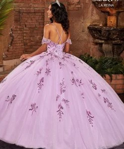 Quinceañera Cold Shoulder Quinceanera Dress By Mary's Bridal MQ2130