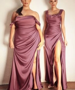 Convertible Charmeuse Gown By Cinderella Divine 7488