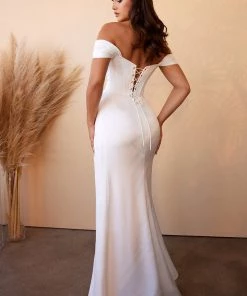 Prom Corset Satin Bridal Gown By Cinderella Divine 7484W 18 Prom Corset Satin Bridal Gown By Cinderella Divine 7484W