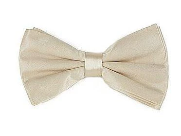 Vesuvio Napoli Cream Silk Bow Ties 3 Vesuvio Napoli Cream Silk Bow Ties