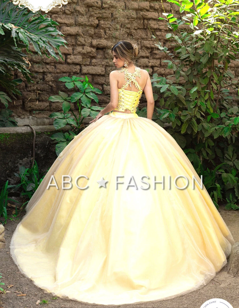 Ragazza Fashion Crop Top Quinceanera Dress By Ragazza D85-585 Quinceañera 4 Ragazza Fashion Crop Top Quinceanera Dress By Ragazza D85-585 Quinceañera