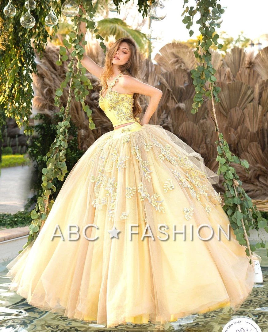 Ragazza Fashion Crop Top Quinceanera Dress By Ragazza D85-585 Quinceañera 3 Ragazza Fashion Crop Top Quinceanera Dress By Ragazza D85-585 Quinceañera