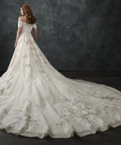 Lo Adoro By Mary's Bridal Wedding Dresses Detachable Lace Over Skirt Wedding Dress By Mary's Bridal M669