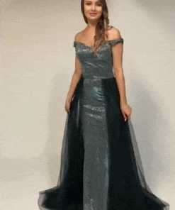 Detachable Tulle Overskirt By Poly USA SK40