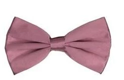 Vesuvio Napoli Eggplant Bow Ties With Matching Pocket Squares