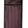 Vesuvio Napoli Eggplant Polyester Cummerbund And Bow Tie Set Men 1 Vesuvio Napoli Eggplant Polyester Cummerbund And Bow Tie Set Men