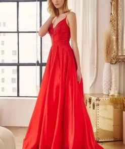 Embellished A-line Sleeveless Gown By Juliet 269