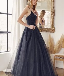 Prom Embellished Long Sleeveless Tulle Dress By Juliet 251 31 Prom Embellished Long Sleeveless Tulle Dress By Juliet 251