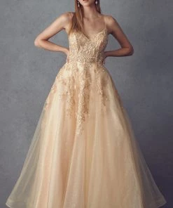 Prom Embellished Long Sleeveless Tulle Dress By Juliet 251 40 Prom Embellished Long Sleeveless Tulle Dress By Juliet 251