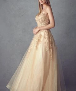 Prom Embellished Long Sleeveless Tulle Dress By Juliet 251 42 Prom Embellished Long Sleeveless Tulle Dress By Juliet 251
