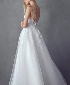 Prom Embellished Long Sleeveless Tulle Dress By Juliet 251 47 Prom Embellished Long Sleeveless Tulle Dress By Juliet 251