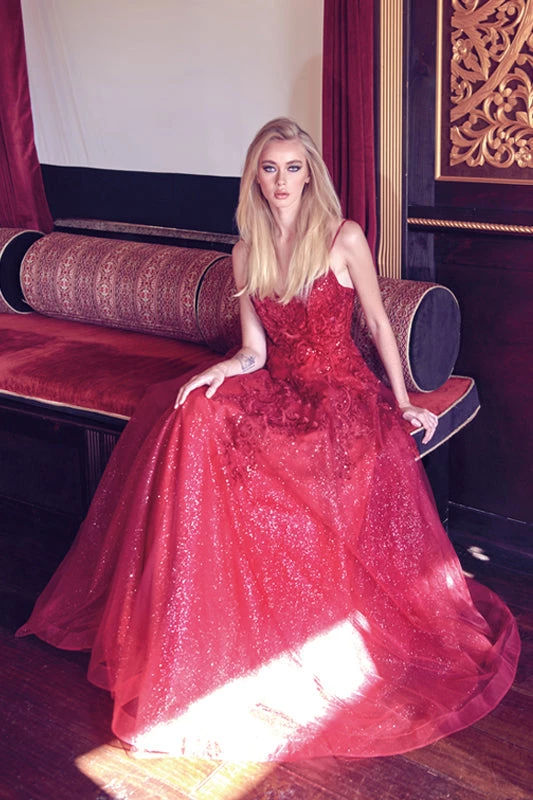 Prom Embellished Long Sleeveless Tulle Dress By Juliet 251 12 Prom Embellished Long Sleeveless Tulle Dress By Juliet 251