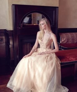 Prom Embellished Long Sleeveless Tulle Dress By Juliet 251 39 Prom Embellished Long Sleeveless Tulle Dress By Juliet 251