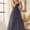 Prom Embellished Long Sleeveless Tulle Dress By Juliet 251