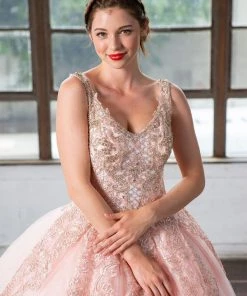 Calla Collection Embellished Sleeveless Quinceanera Dress By Calla KY79781X Quinceañera