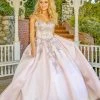 Prom Embroidered Cap Sleeve Ball Gown By Nox Anabel U801