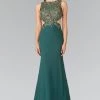 Prom Embroidered Illusion Dress With Cutouts By Elizabeth K GL2324