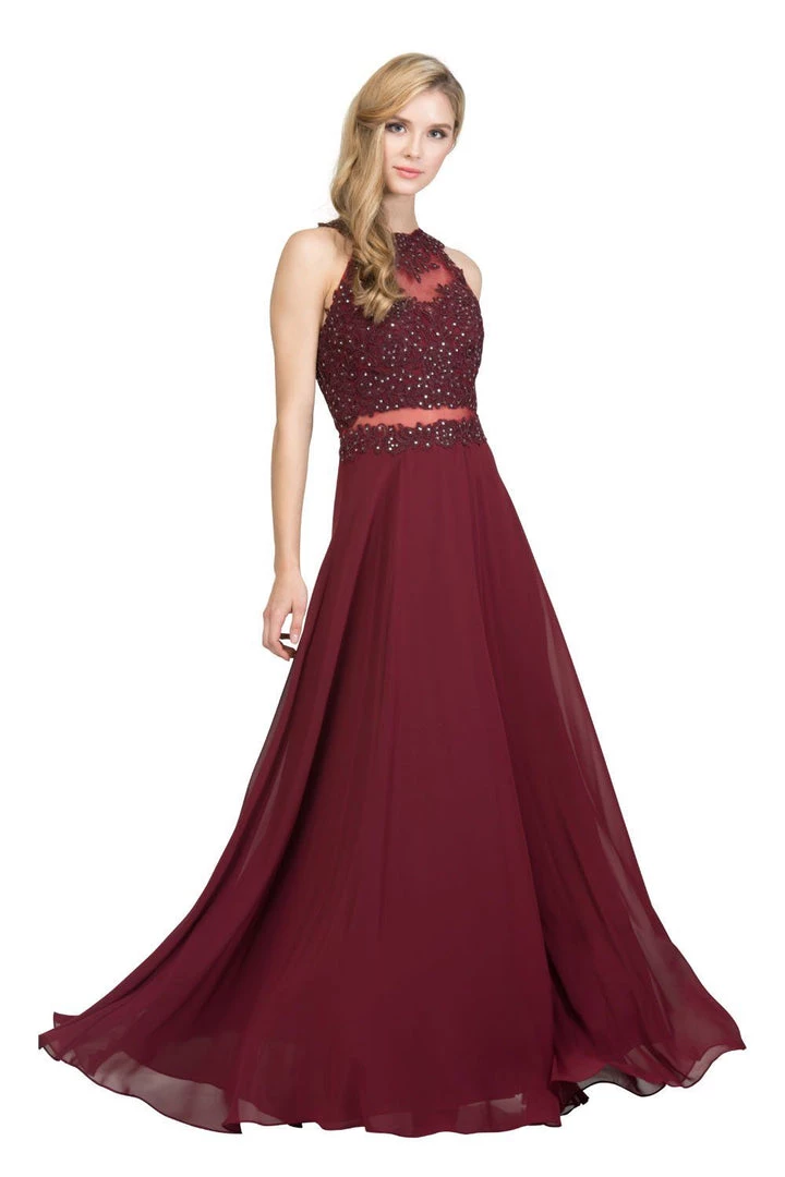 Starbox Embroidered Long Mock Two Piece Dress By Star Box 16146 5 Starbox Embroidered Long Mock Two Piece Dress By Star Box 16146