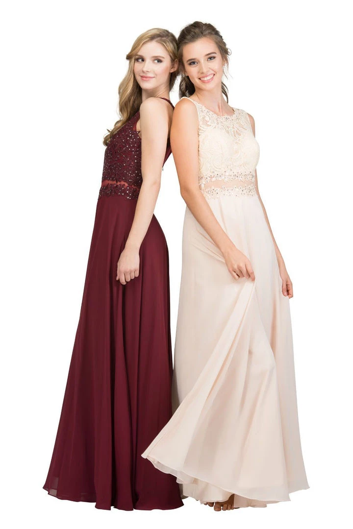 Starbox Embroidered Long Mock Two Piece Dress By Star Box 16146 8 Starbox Embroidered Long Mock Two Piece Dress By Star Box 16146