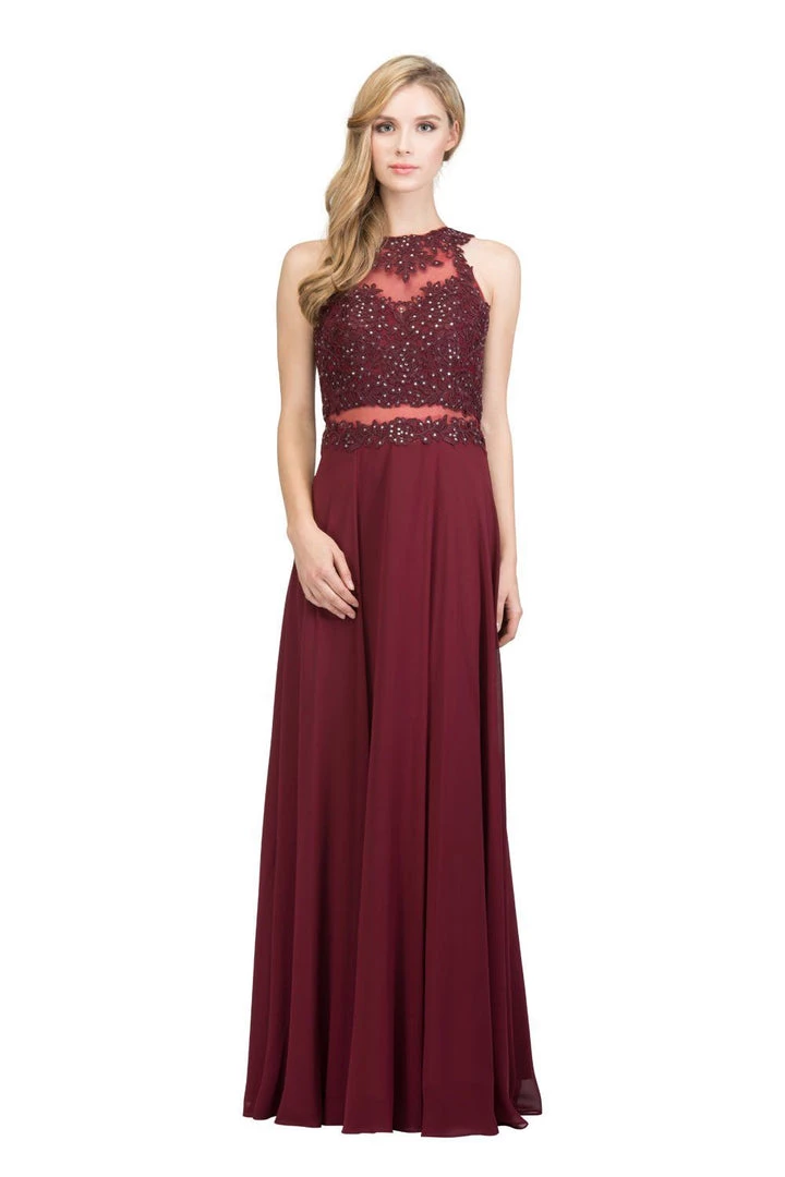 Starbox Embroidered Long Mock Two Piece Dress By Star Box 16146 6 Starbox Embroidered Long Mock Two Piece Dress By Star Box 16146