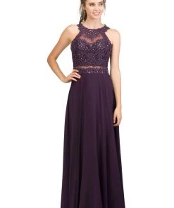 Starbox Embroidered Long Mock Two Piece Dress By Star Box 16146 22 Starbox Embroidered Long Mock Two Piece Dress By Star Box 16146