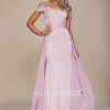 Embroidered Long Off Shoulder Dress By Nox Anabel E014 Prom
