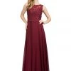 Starbox Embroidered Long Sleeveless Dress With Sheer Back By Star Box 16126 Prom 1 Starbox Embroidered Long Sleeveless Dress With Sheer Back By Star Box 16126 Prom