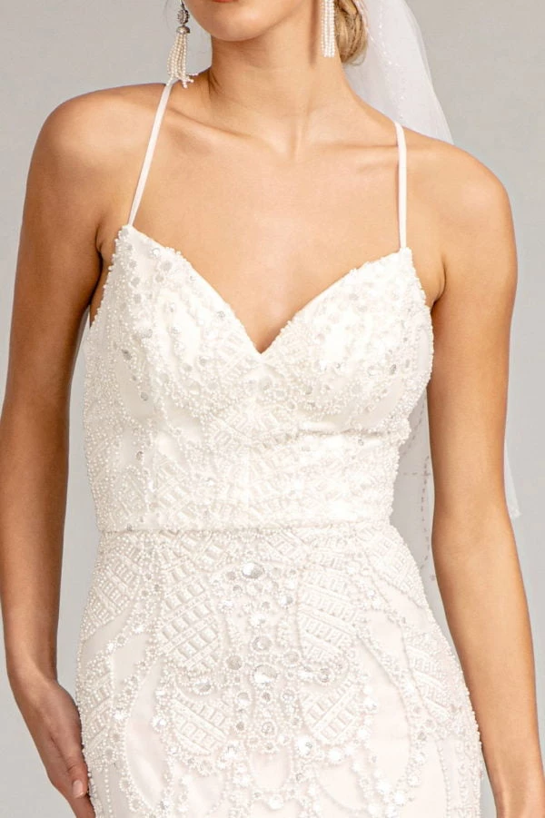 Embroidered Mermaid Bridal Dress By Elizabeth K GL3009 5 Embroidered Mermaid Bridal Dress By Elizabeth K GL3009