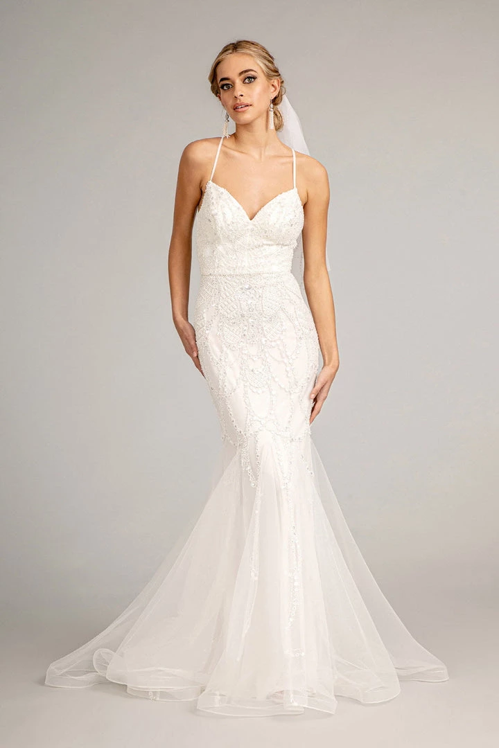 Embroidered Mermaid Bridal Dress By Elizabeth K GL3009 3 Embroidered Mermaid Bridal Dress By Elizabeth K GL3009